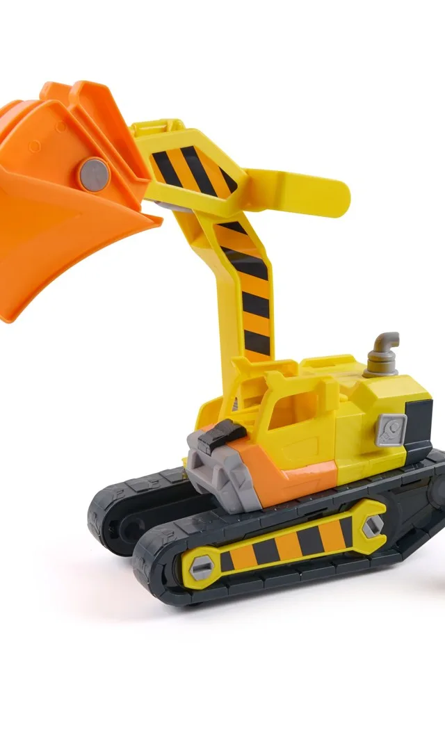 Rubble & Crew Rubble's Ultimate Tool Bulldozer Vehicle, Toy Truck with Action Figure, PAW Patrol Kids Toys for Boys & Girls Ages 3 and Up