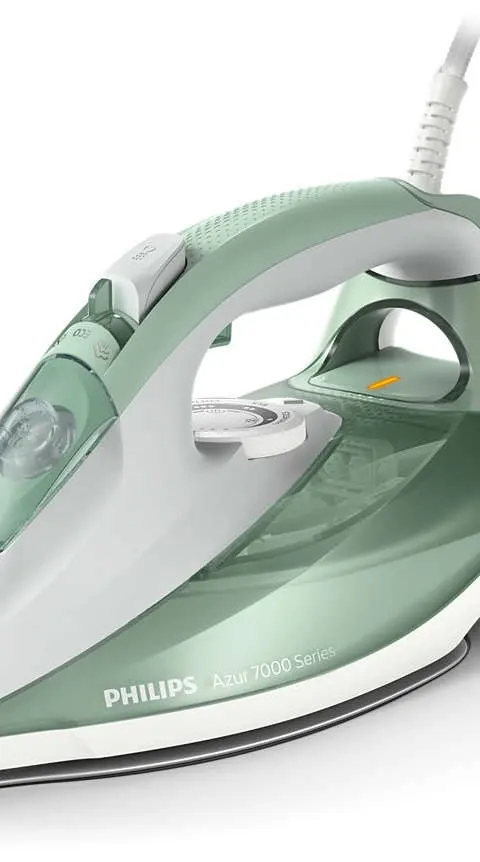 Philips 7000 series DST7012/70 iron Steam iron SteamGlide Plus soleplate 2600 W Green, Grey