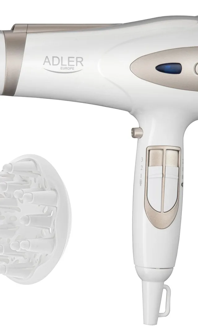 ADLER AD 2248WC HAIR DRYER WHITE AND CHAMPAGNE