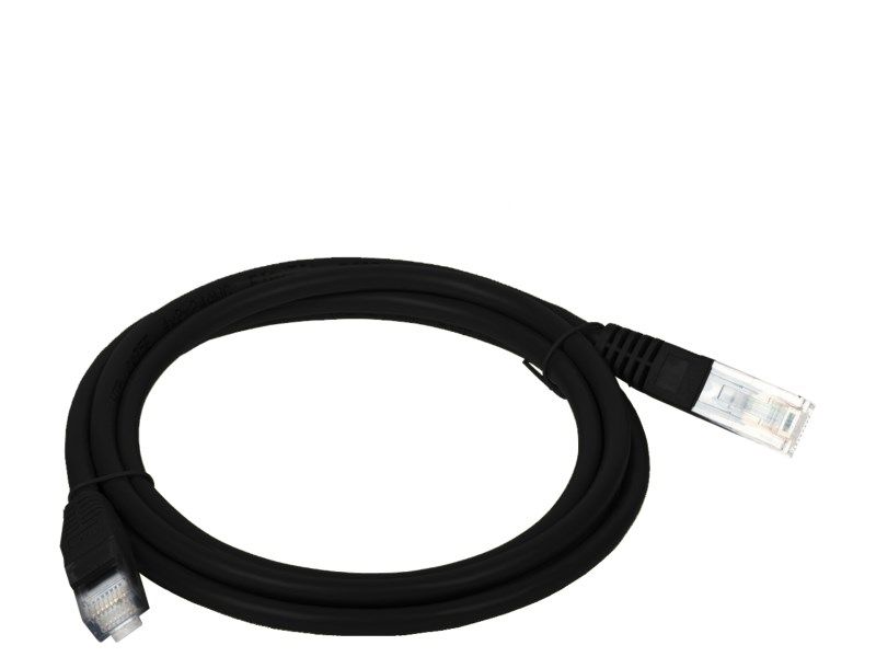 Alantec KKU5CZA2 networking cable Black 2 m Cat5e U/UTP (UTP)