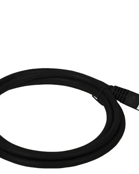 Alantec KKU5CZA2 networking cable Black 2 m Cat5e U/UTP (UTP)