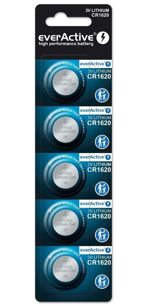 Everactive CR16205BL household battery Single-use battery CR1620 Lithium