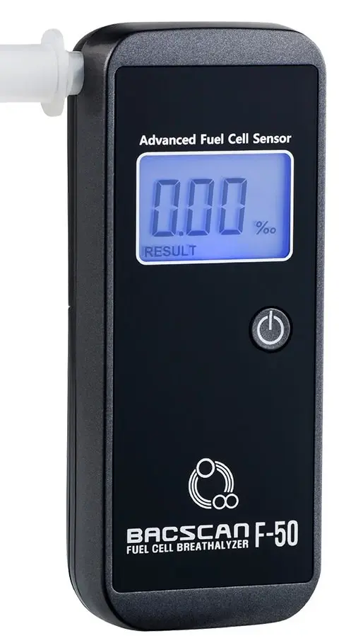BACscan F-50 Alcohol Tester 0 - 4 Black