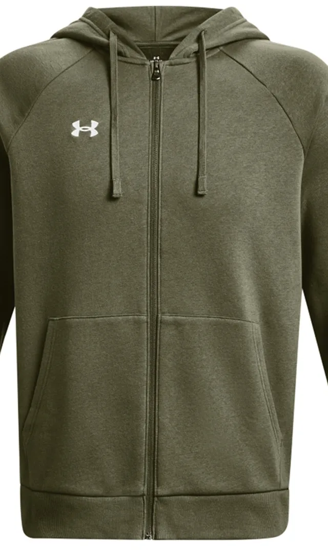 Under Armour Men's Rival Fleece FZ Hoodie Khaki 1379767 390