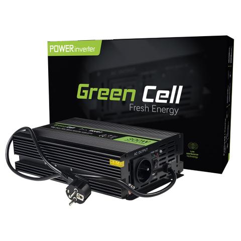 Green Cell KFZ Spannungswandler Power Inverter 12V 230V 300/600W