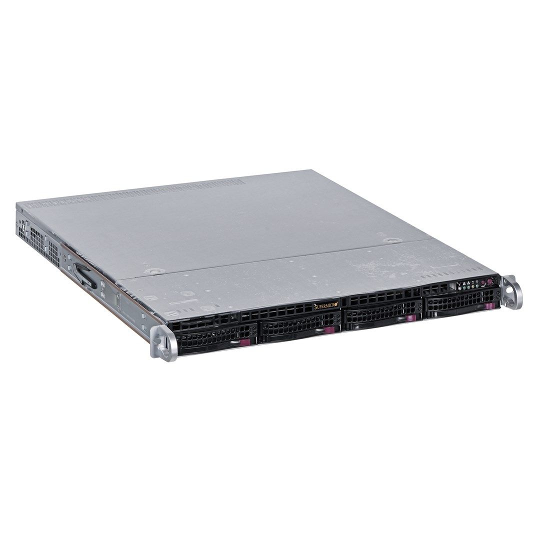 Supermicro CSE813MFTQC-R407CB Rack (1U) 0 GB