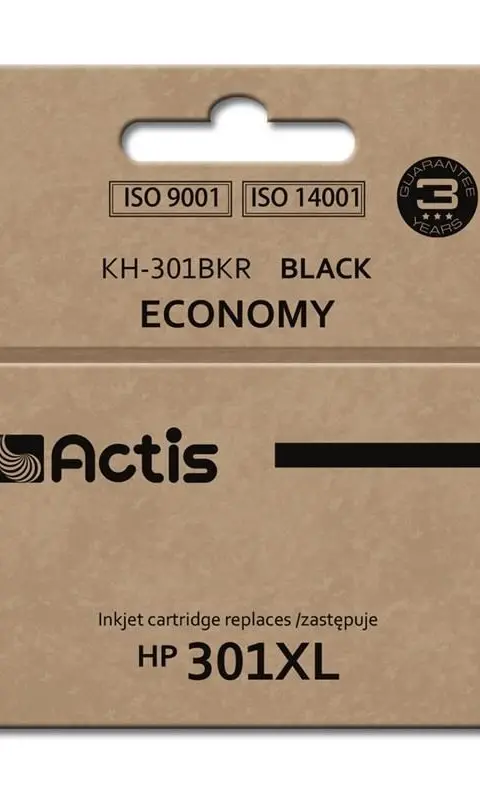 Actis KH-301BKR ink (replacement for HP 301XL CH563EE; Standard; 20 ml; black)