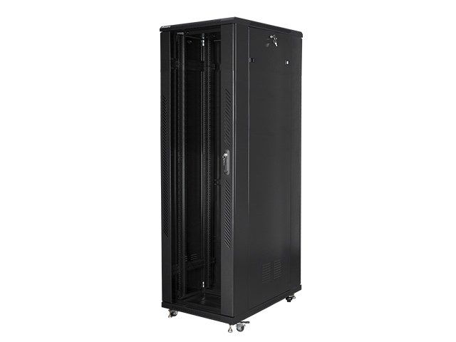 Lanberg FF01-8042-12B rack cabinet 42U Freestanding rack Black