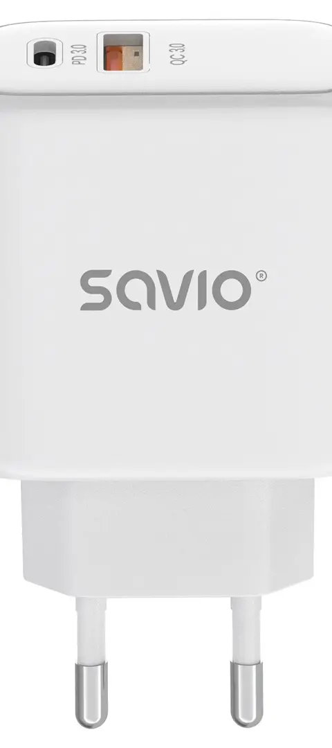 Savio LA-12 mobile device charger Universal White AC Fast charging Indoor