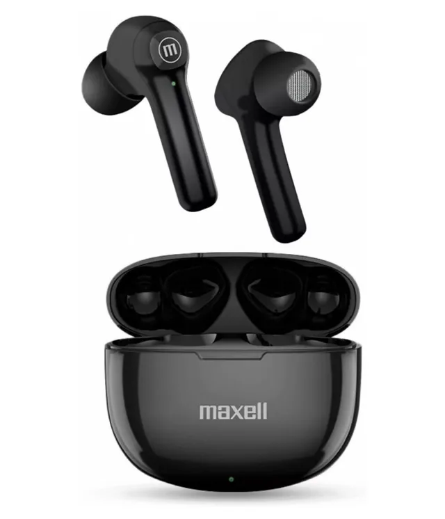 Maxell Dynamic+ wireless headphones with charging case Bluetooth black