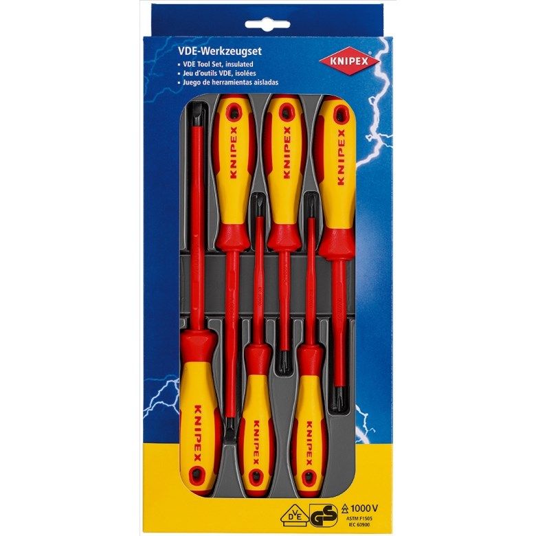 Knipex 00 20 12 V01 Manual Screwdriver Set Standard Screwdriver