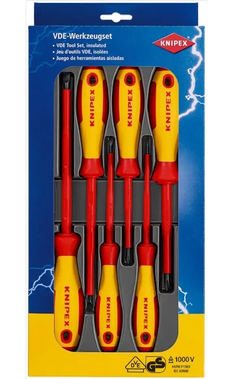 Knipex 00 20 12 V01 Manual Screwdriver Set Standard Screwdriver