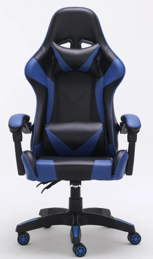 Topeshop FOTEL REMUS NIEBIESKI Office/Computer Chair Padded Seat Padded Backrest