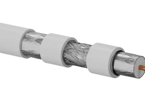 Alantec Coaxial Cable RG6 B2ca LSOH Trishield 75 Ohm