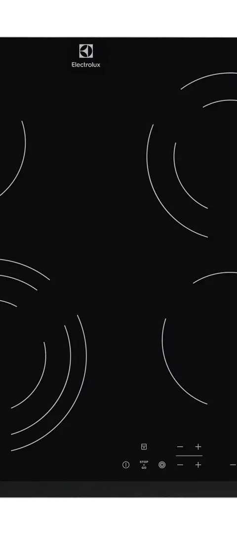 Electrolux EHF6343FOK Black Built-in 60 cm Ceramic hob 4 zone(s)