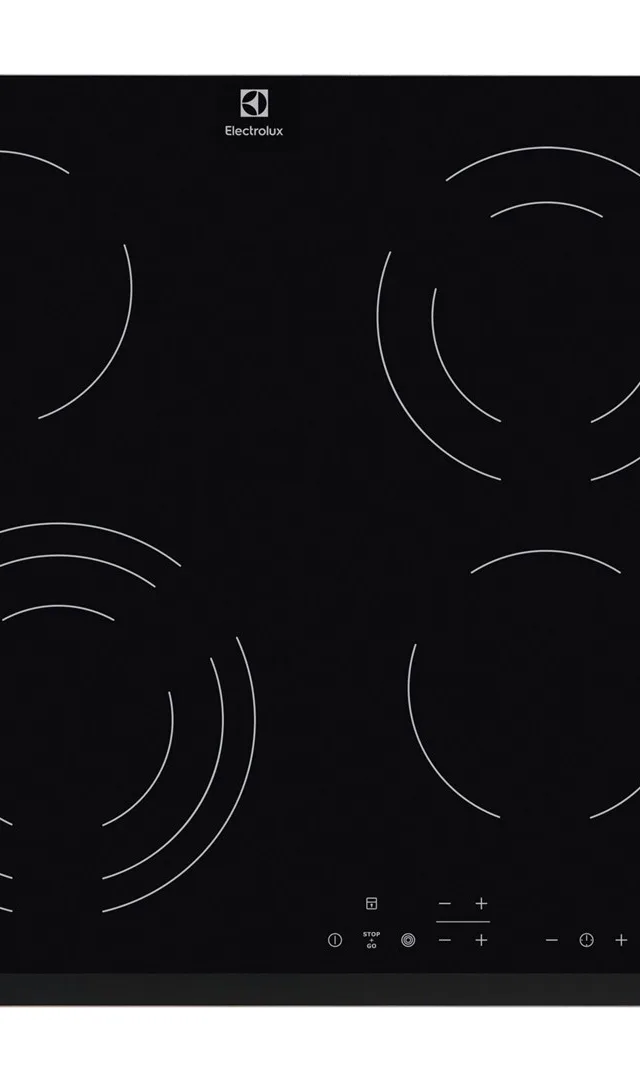 Electrolux EHF6343FOK Black Built-in 60 cm Ceramic hob 4 zone(s)