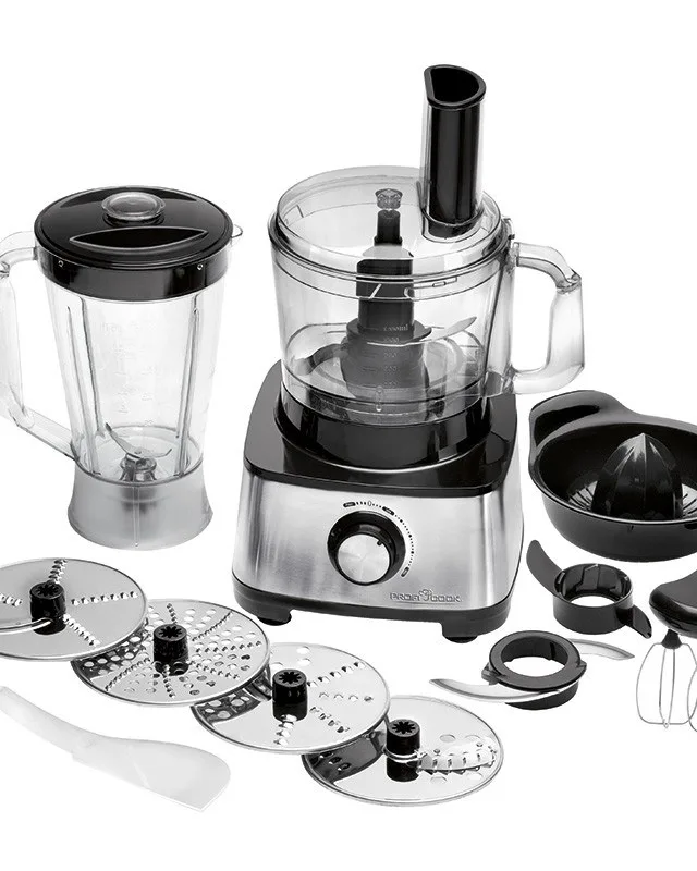 ProfiCook PC-KM 1063 Food Processor 1200 W 1.75 L Black Stainless Steel