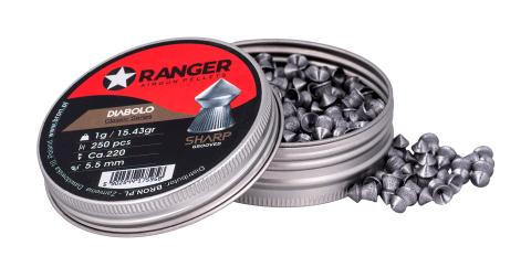 Mm RANGER Diabolo Professional Sharp Grooved Point 250 Pellets 5.5