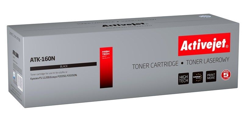 Activejet ATK-160N toner (replacement for Kyocera TK-160; Supreme; 2500 pages; black)