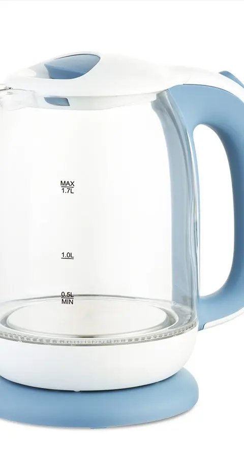 Maestro MR-056-Blue Glass Electric Kettle 1.7 L