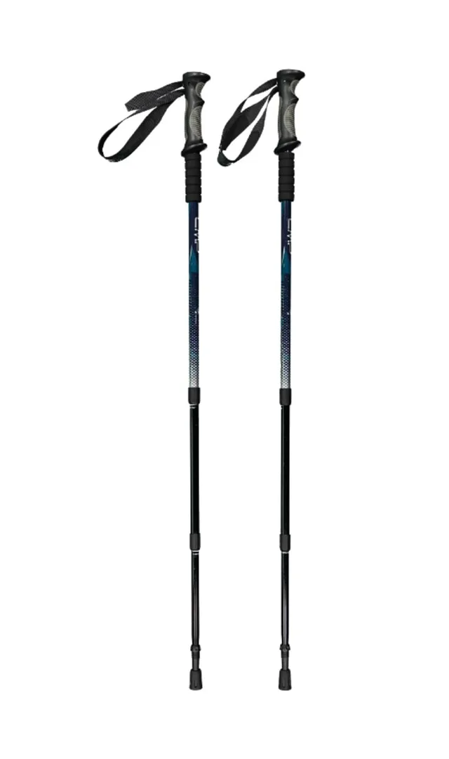 Kijki trekkingowe CMP Bern Trekking Poles czarno-niebieskie 3B36297 M916