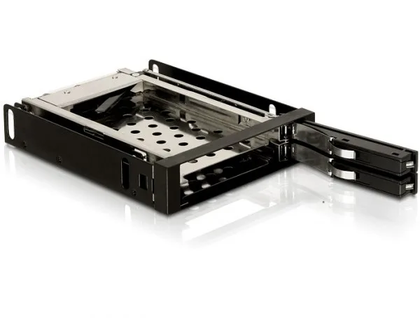 DeLOCK 3.5" Mobile Rack Black