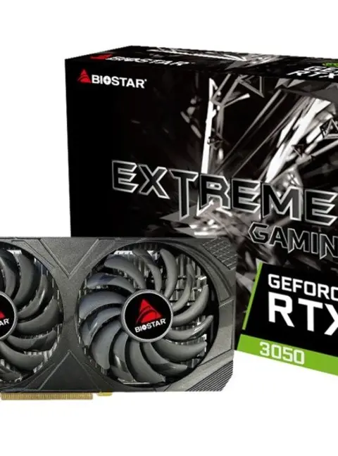 Biostar VN3516RF68 graphics card NVIDIA GeForce RTX 3050 6 GB GDDR6