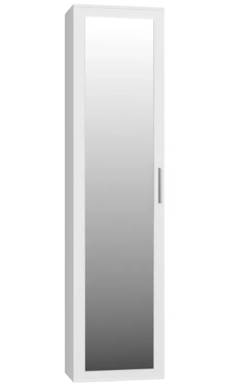 Topeshop DUO SZAFKA BIEL Bedroom Wardrobe/Closet 2 Shelves 1 Door(S) White