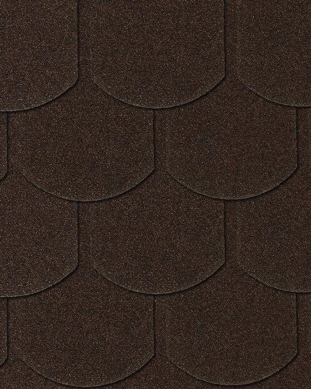BEAVER ROOF SHINGLE BROWN 1 PCS = 0.16M2, 1 OPK. = 3.85M2