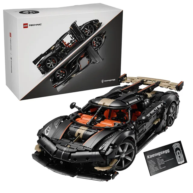 LEGO TECHNIC 42232 Koenigsegg Sadair's Spear Megacar