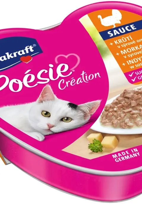 VITAKRAFT POESIE CREATION SOS Turkey/Cheese - Wet Cat Food - 85 G