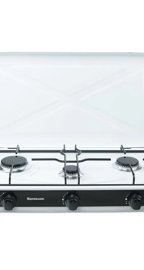 Countertop Hob Gas Ravanson K-03TB [White; 3 Zone(S)]