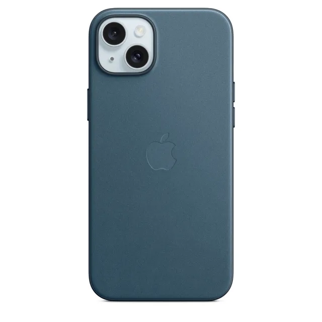 Apple IPhone 15 Plus FineWoven Case With MagSafe - Pacific Blue