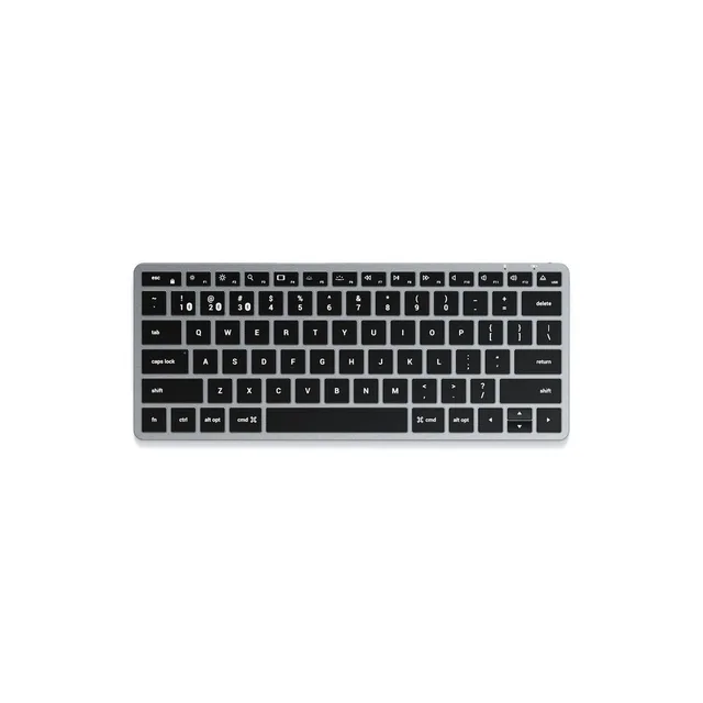 Satechi Slim X1 keyboard Office Bluetooth QWERTY English Black, Grey