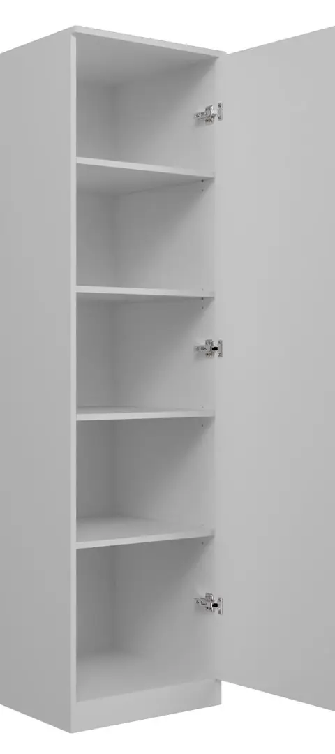 Topeshop SD-50 BIEL KPL Bedroom Wardrobe/Closet 5 Shelves 1 Door(S) White