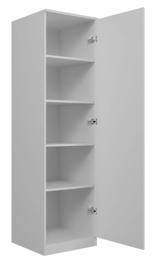 Topeshop SD-50 BIEL KPL Bedroom Wardrobe/Closet 5 Shelves 1 Door(S) White