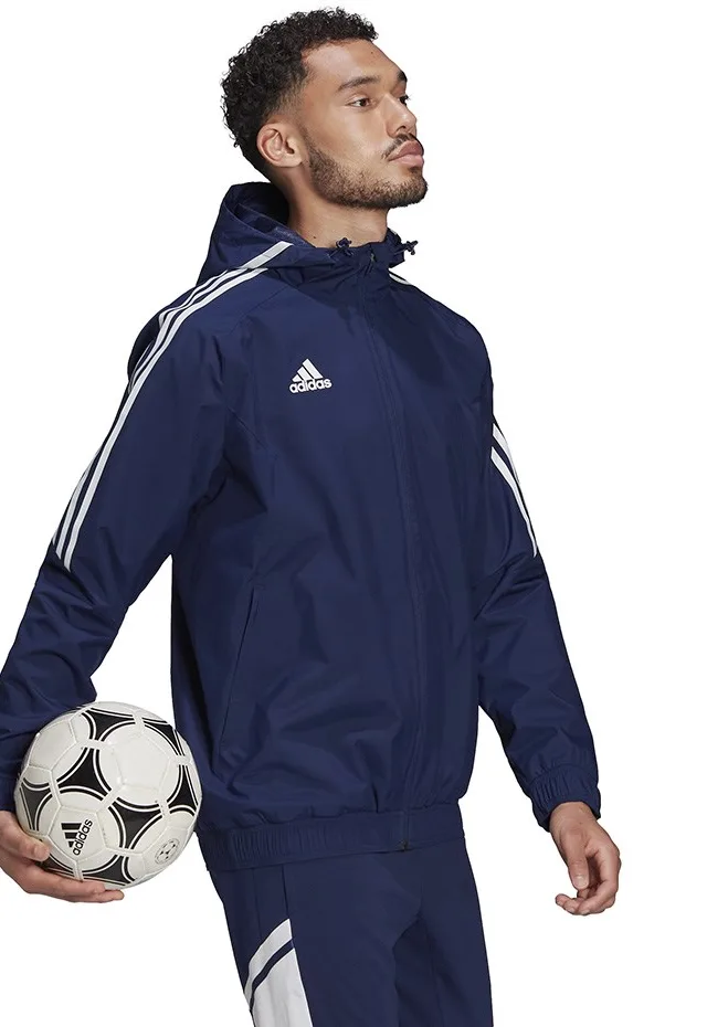 adidas Men's Condivo 22 All-Weather Jacket navy blue HA6266