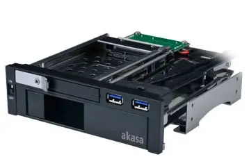 Akasa AK-IEN-01 Drive Bay Panel 2.5/3.5 Black
