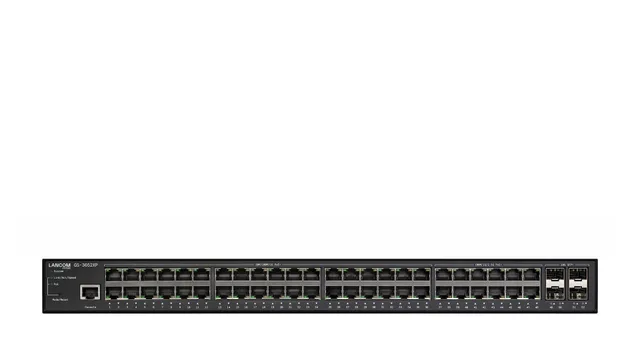 LANCOM GS-3652XP Managed L3 2.5G Ethernet (100/1000/2500) Power over Ethernet (PoE) 1U Black
