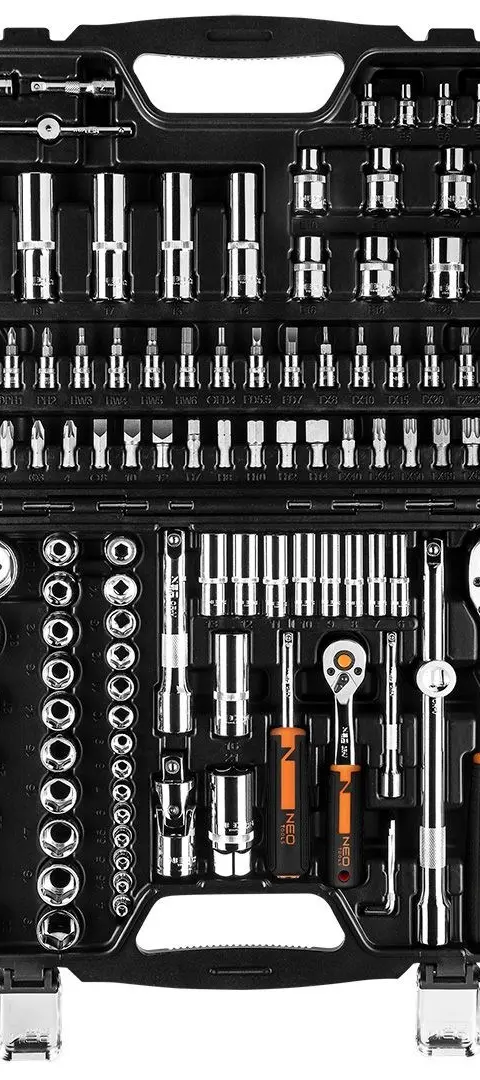Socket Wrenches 1/4 1/2 Set Of 110 Pcs CrV