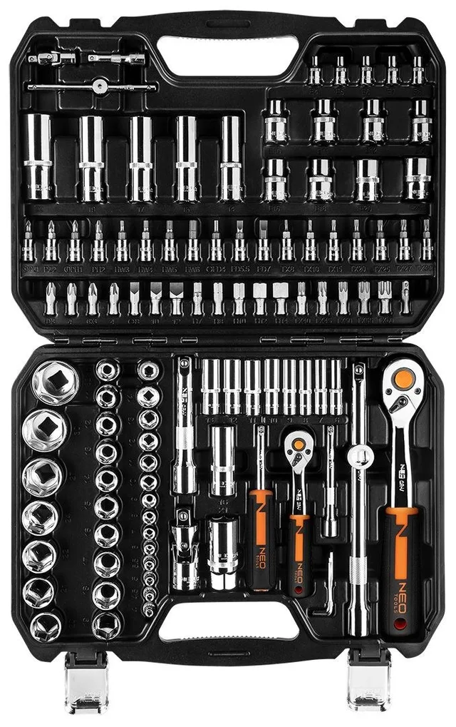 Socket Wrenches 1/4 1/2 Set Of 110 Pcs CrV