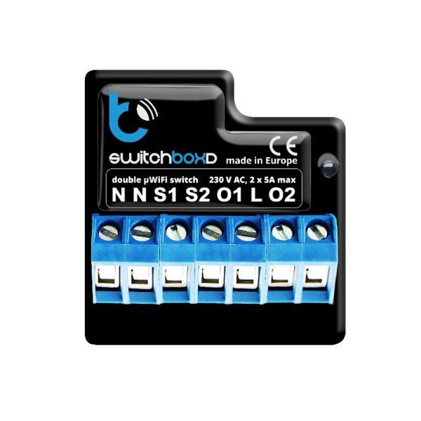 BLEBOX SwitchboxD - DOUBLE CIRCUIT BREAKER 230V
