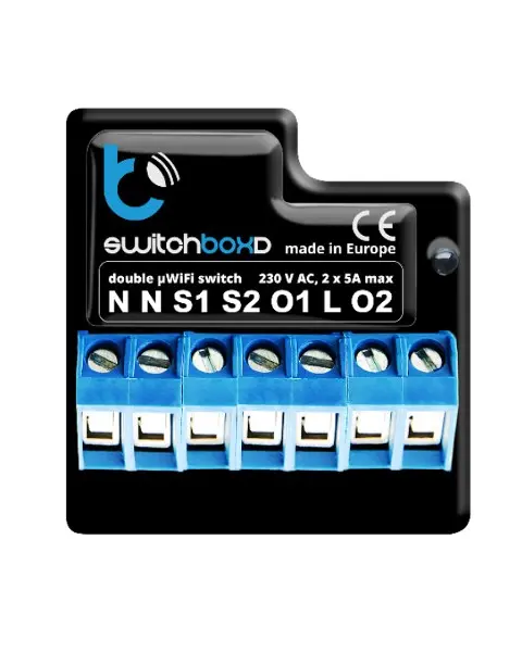 BLEBOX SwitchboxD - DOUBLE CIRCUIT BREAKER 230V