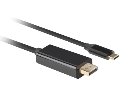 Lanberg CA-CMDP-10CU-0010-BK video cable adapter 1 m USB Type-C DisplayPort Black