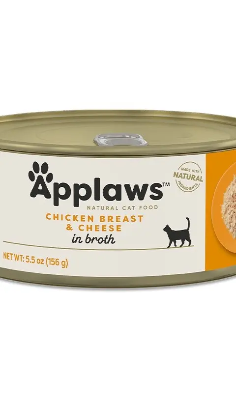 APPLAWS Chicken Breast And Cheese In Broth - Wet Cat Food - 156g