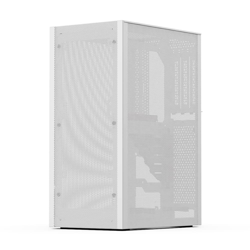 Ssupd Meshlicious Full Mesh PCIE 4.0 Edition Mini-ITX Case - White