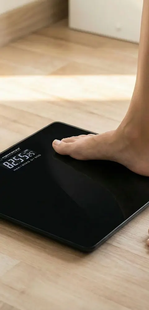 Esperanza EBS002K Personal Scale Electronic Personal Scale Square Black