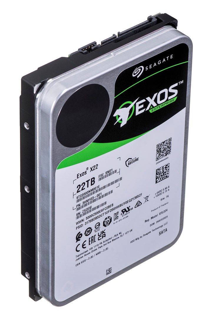 Seagate ST22000NM001E internal hard drive 22 TB 7200 RPM 512 MB 3.5" Serial ATA