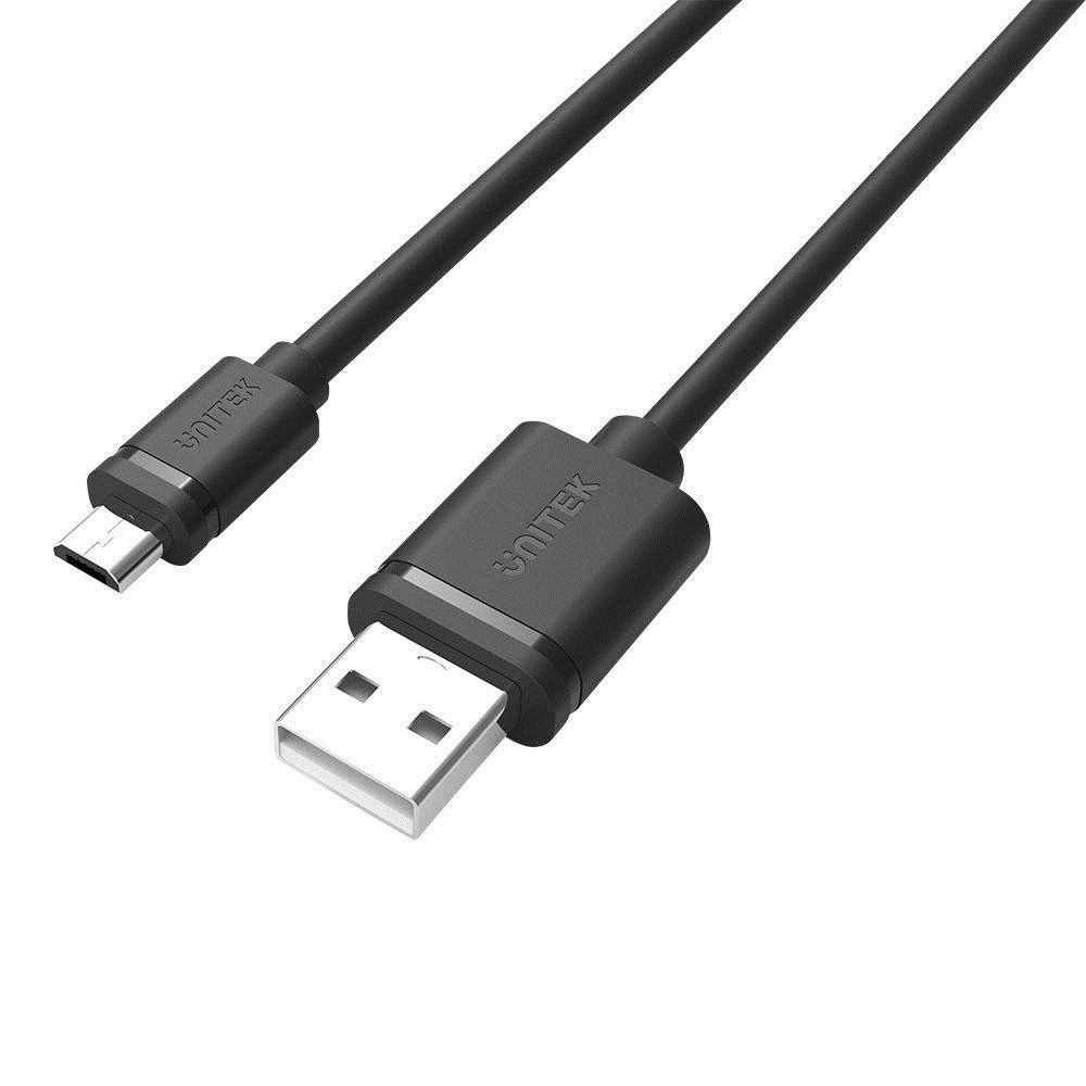 UNITEK Y-C451GBK USB cable USB 2.0 1 m USB A Micro-USB B Black