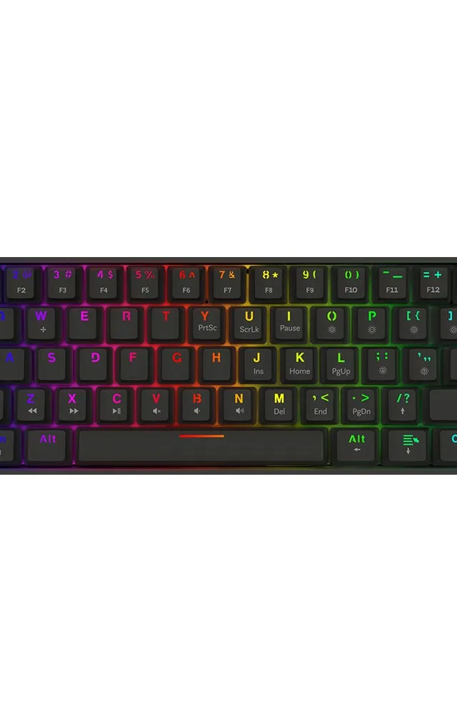 Savio BLACKOUT X2 PEACH keyboard Gaming USB QWERTY US International Black
